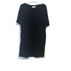 Everlane Classic Black T-shirt Dress with Pockets